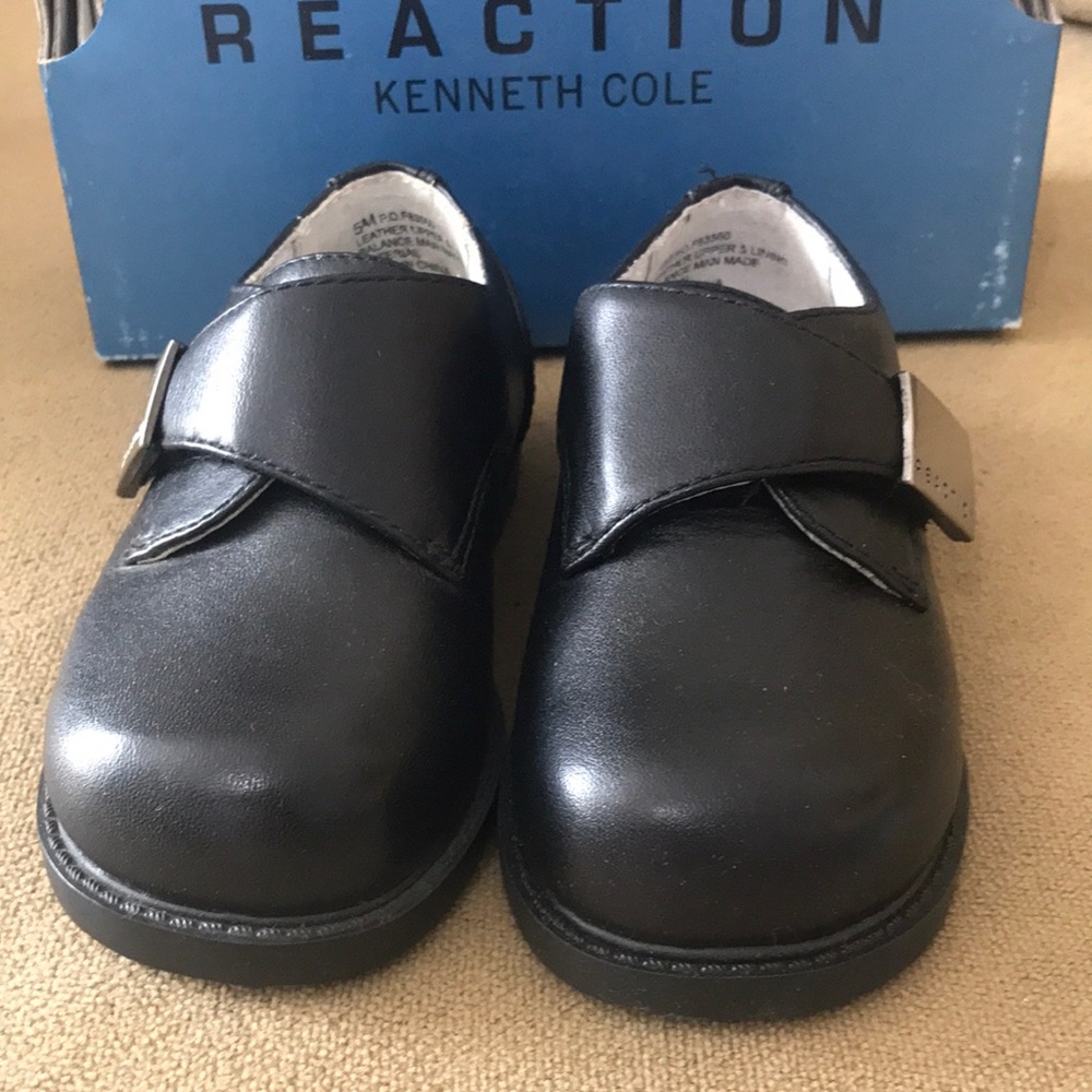 Little boy, Velcro, black boy shoes